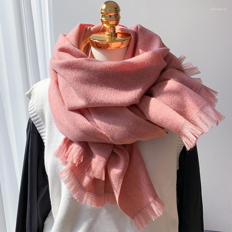 Scarves Woman Winter Scarf Fashion Female Shawls Explosion Artificial Cashmere Handfeeling Wraps Solid Color Hijab All-Match
Scarves Woman Winter Scarf Fashion Female Shawls Explosion Artificial Cashmere Handfeeling Wraps Solid Color Hijab All-Match