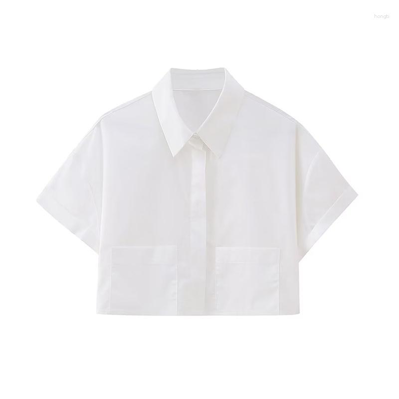 Women's Blouses 2023 Women Small Fresh Poplin Polo Collar Short Sleeve Tops Summer Fashion Casual Versatile Loose Comfortable Shirt, Picture shown
Women's Blouses 2023 Women Small Fresh Poplin Polo Collar Short Sleeve Tops Summer Fashion Casual Versatile Loose Comfortable Shirt, Picture shown