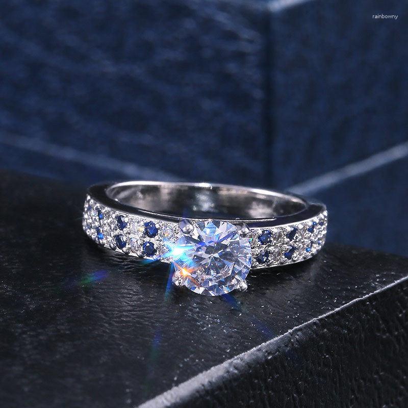 Wedding Rings Fashion Hit Women's Blue Artificial Zircon Ring Cut White Round Size 6-10
Wedding Rings Fashion Hit Women's Blue Artificial Zircon Ring Cut White Round Size 6-10