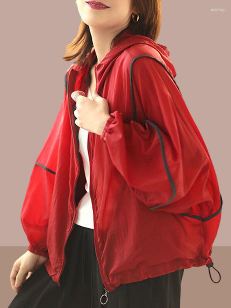 Women's Jackets Women Zip Hoodie Long Sleeve Harajuku Streetwear Sun Protection Hooded Clothes Summer Outerwear Sportswear Tops, Orange
Women's Jackets Women Zip Hoodie Long Sleeve Harajuku Streetwear Sun Protection Hooded Clothes Summer Outerwear Sportswear Tops, Orange