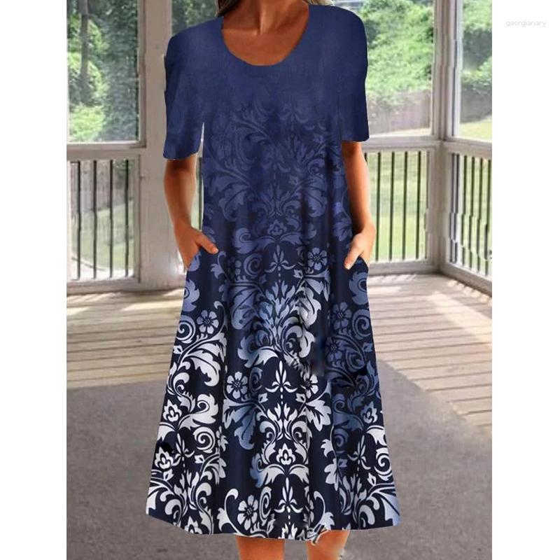 Casual Dresses Vintage Party Women Plus Size Sundress Beach Long Dress Boho Elegant Robe, Flower
Casual Dresses Vintage Party Women Plus Size Sundress Beach Long Dress Boho Elegant Robe, Flower