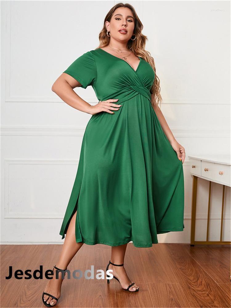 Plus Size Dresses Casual Women's V Neck Long Elegant Chic Wedding Party Oversize L To 4XL For Women 2023Plus, Green
Plus Size Dresses Casual Women's V Neck Long Elegant Chic Wedding Party Oversize L To 4XL For Women 2023Plus, Green