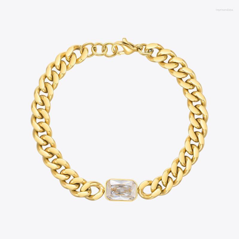 Link Bracelets Chain Punk Zircon Stainless Steel Bracelet For Women Pulseras Mujer Gold Color 2023 Party Fashion Jewelry B212251Link Raym22
Link Bracelets Chain Punk Zircon Stainless Steel Bracelet For Women Pulseras Mujer Gold Color 2023 Party Fashion Jewelry B212251Link Raym22