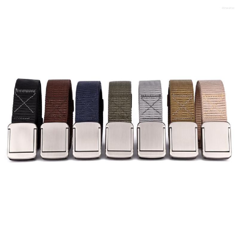 Belts Casual Men Weave Canvas Alloy Automatic Buckle Black Green Nylon Outdoor Sport Jeans Adjustable Belt Unisex
Belts Casual Men Weave Canvas Alloy Automatic Buckle Black Green Nylon Outdoor Sport Jeans Adjustable Belt Unisex