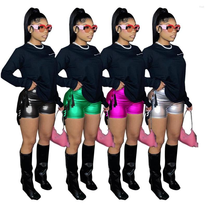 Women's Shorts Women's Summer PU Faux Leather Tassel Side High Waist Bodycon Elastic 2023 Chic Y2k Streetwear, Green
Women's Shorts Women's Summer PU Faux Leather Tassel Side High Waist Bodycon Elastic 2023 Chic Y2k Streetwear, Green
