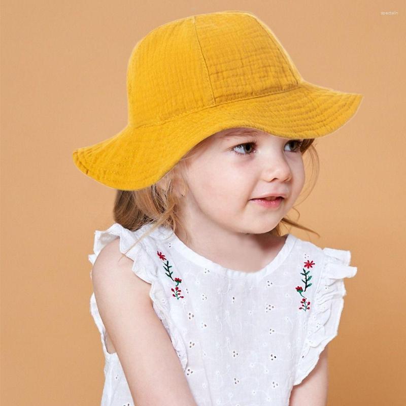 Berets Cotton Baby Bucket Hat Summer UV Protection Sun Cap Children Soft Panama Beach Kids Cute Cartoon Infant, Sky blue
Berets Cotton Baby Bucket Hat Summer UV Protection Sun Cap Children Soft Panama Beach Kids Cute Cartoon Infant, Sky blue