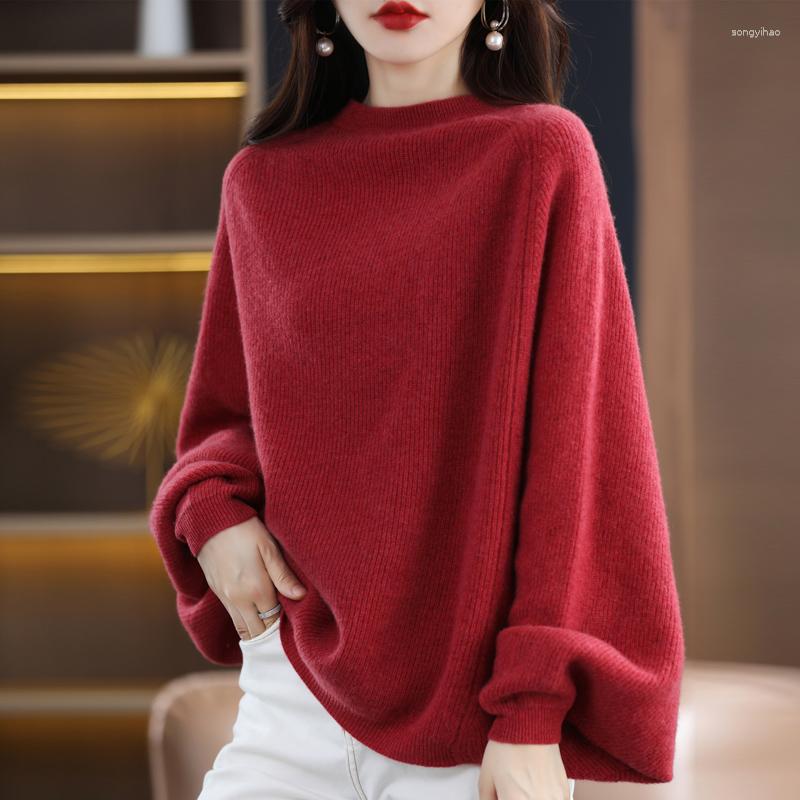 Women's Sweaters Autumn And Winter Round Neck Pure Wool Thickened Loose Fashion Pullover Sweater Knitted Long-Sleeved Bottoming Shirt, Beige
Women's Sweaters Autumn And Winter Round Neck Pure Wool Thickened Loose Fashion Pullover Sweater Knitted Long-Sleeved Bottoming Shirt, Beige