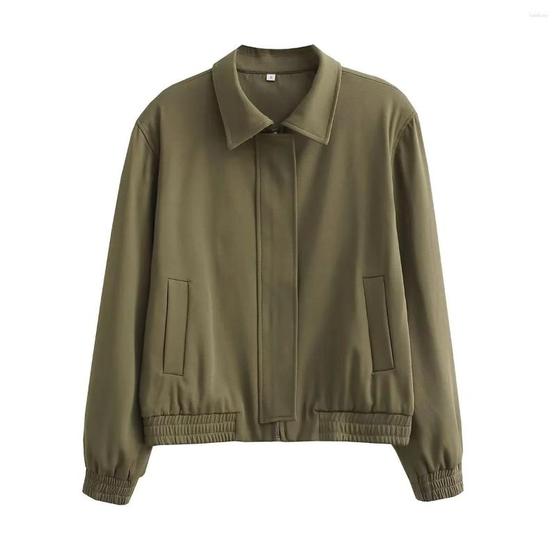 Women' Jackets Bomber Women' Coat Armygreen Outwear Zipper Long Sleeve Top Casual Khaki With Pockets Woman Fashion Inszatraf, Beige
Women' Jackets Bomber Women' Coat Armygreen Outwear Zipper Long Sleeve Top Casual Khaki With Pockets Woman Fashion Inszatraf, Beige