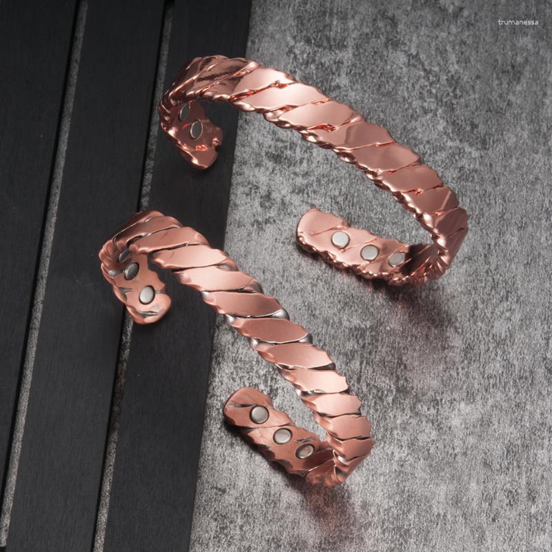 Bangle Vinterly Magnetic Copper Bracelet Men Adjustable Open Cuff Bracelets Arthritis Health Energy Charms Bangles For WomenBangle Raym22
Bangle Vinterly Magnetic Copper Bracelet Men Adjustable Open Cuff Bracelets Arthritis Health Energy Charms Bangles For WomenBangle Raym22