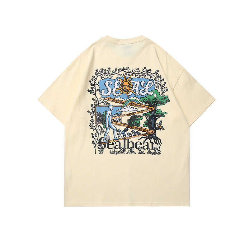2023 Yidao Ancient Summer Fashion Brand Fun Printed Couple T-shirt for Men and Women Unisex Style bf Casual Short Sleeve Tee, Creamy-white
2023 Yidao Ancient Summer Fashion Brand Fun Printed Couple T-shirt for Men and Women Unisex Style bf Casual Short Sleeve Tee, Creamy-white