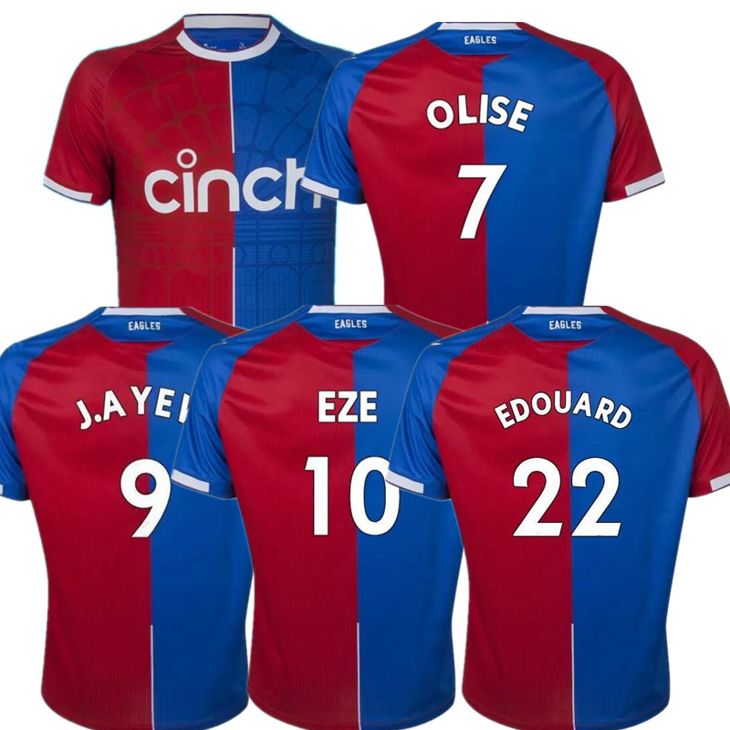 2023 OLISE Crystal Soccer Jerseys 23 24 ZAHA EZE J.AYEW Palace home Top Football shirt Kit BENTEKE SCHLUPP MATETA EDOUARD GALLAGHER jersey uniforms
2023 OLISE Crystal Soccer Jerseys 23 24 ZAHA EZE J.AYEW Palace home Top Football shirt Kit BENTEKE SCHLUPP MATETA EDOUARD GALLAGHER jersey uniforms