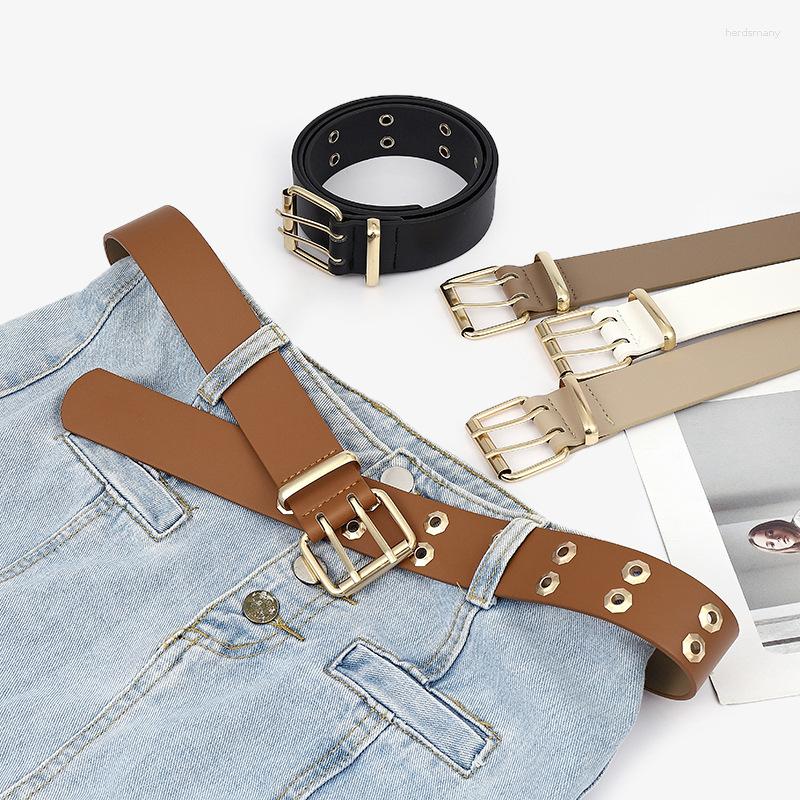 Belts Fashion Men Women Punk Style Belt Adjustable Black Double Eyelet Grommet Metal Buckle Leather Waistband For Jeans, White
Belts Fashion Men Women Punk Style Belt Adjustable Black Double Eyelet Grommet Metal Buckle Leather Waistband For Jeans, White