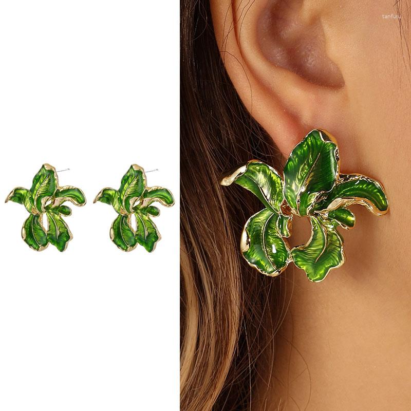 Dangle Earrings Green Leaves Personalized Creative Trendy Style Dripping Oil Plant For Women Girls Jewelry Gifts
Dangle Earrings Green Leaves Personalized Creative Trendy Style Dripping Oil Plant For Women Girls Jewelry Gifts