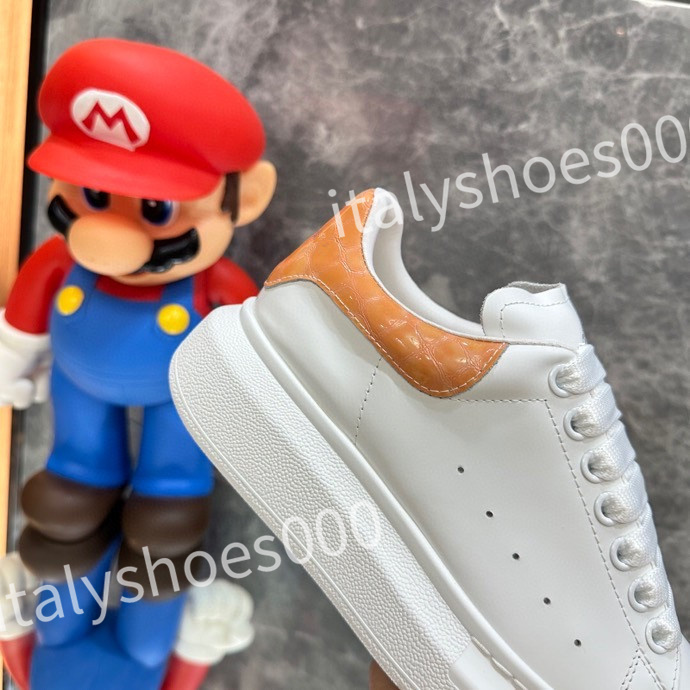 New top Hot Fashion Shoe White Black Dream Sneaker womens and mens Rubber Sole Soft Calfskin Leather Lace-up Trainers, 08
New top Hot Fashion Shoe White Black Dream Sneaker womens and mens Rubber Sole Soft Calfskin Leather Lace-up Trainers, 08
