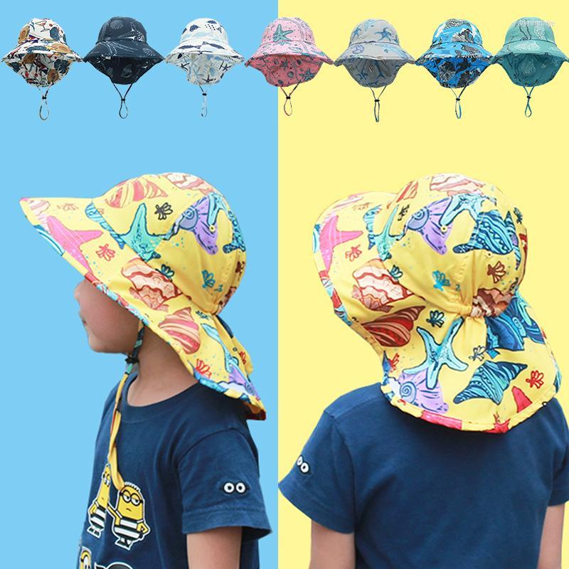 Berets Summer Children Sun Hat Wide Brim UV Protection Boy Girl Outdoor Travel Cap Quick-drying Child Panama Beach Cartoon Ocean, White coconut tree
Berets Summer Children Sun Hat Wide Brim UV Protection Boy Girl Outdoor Travel Cap Quick-drying Child Panama Beach Cartoon Ocean, White coconut tree
