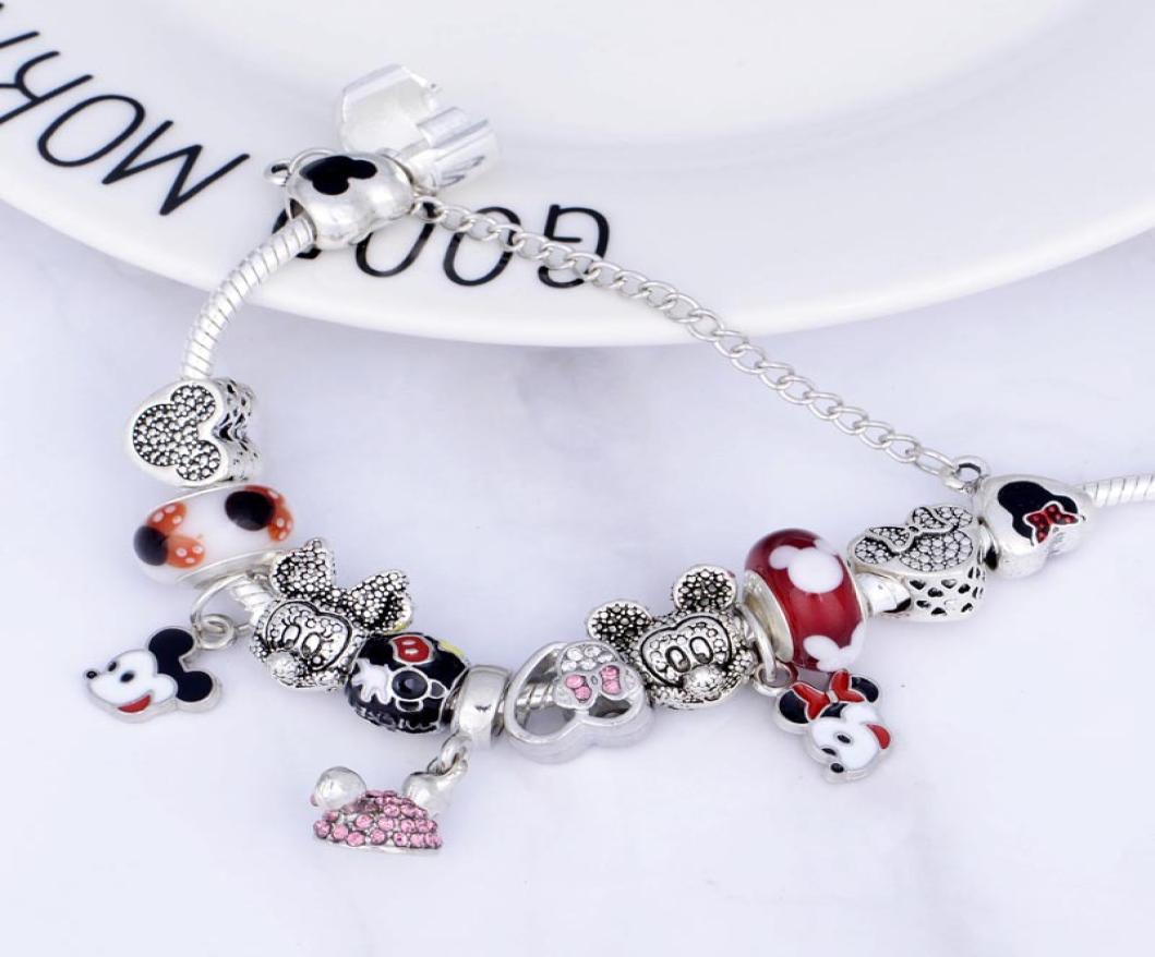 Whole boutique glass beads cartoon pendant bracelet for ladies children Pandora style DIY bracelet jewelry1505944 
Whole boutique glass beads cartoon pendant bracelet for ladies children Pandora style DIY bracelet jewelry1505944