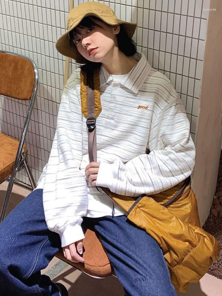 Women' Hoodies Deeptown Preppy Style Striped Women Harajuku Vintage Oversized Long Sleeve Sweatshirts Korean Fashion Loose Casual Tops, White
Women' Hoodies Deeptown Preppy Style Striped Women Harajuku Vintage Oversized Long Sleeve Sweatshirts Korean Fashion Loose Casual Tops, White