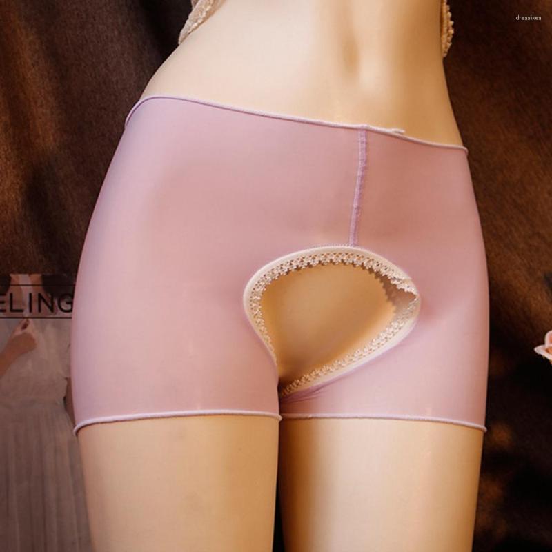 Underpants Men Sexy Breathable Lady Ice Silk Soft Seamless Open File Boxer Briefs Unisex Low Waist Glossy Crotchless Gay Panties, White
Underpants Men Sexy Breathable Lady Ice Silk Soft Seamless Open File Boxer Briefs Unisex Low Waist Glossy Crotchless Gay Panties, White