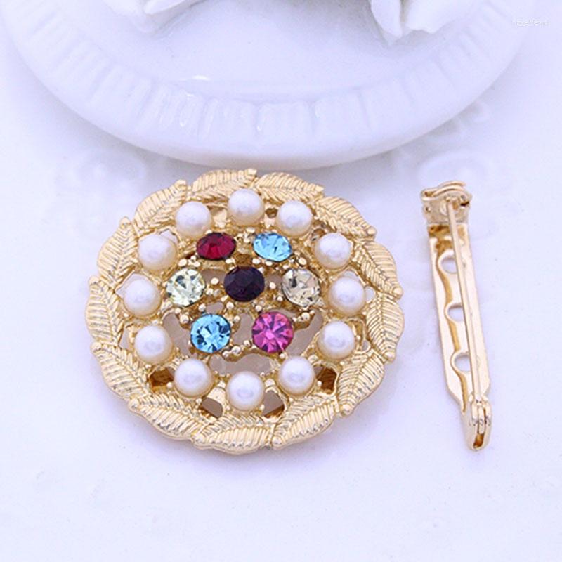 Brooches Korean Style Simple Circular Beaded Paerl Rhinestone Brooch For Silk Scarf Shirt Gift Box Packaging Size:3.5cm
Brooches Korean Style Simple Circular Beaded Paerl Rhinestone Brooch For Silk Scarf Shirt Gift Box Packaging Size:3.5cm