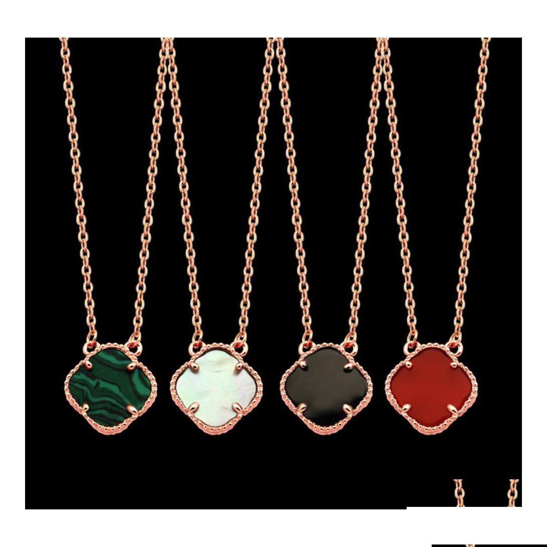 Pendant Necklaces Top Quality Classic Style Women Luxury Designer Necklace Stainless Steel Four Leaf Clover Pendants Couple Engageme Dhqnt
Pendant Necklaces Top Quality Classic Style Women Luxury Designer Necklace Stainless Steel Four Leaf Clover Pendants Couple Engageme Dhqnt
