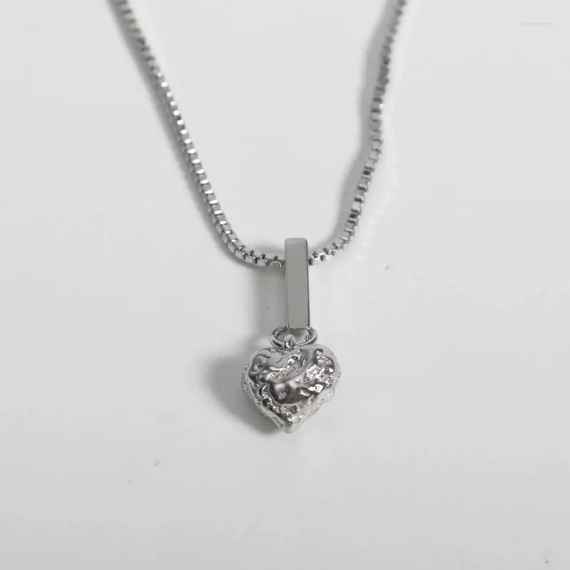 Pendant Necklaces LONDANY Necklace Sweets Heart-shaped Sugar Paper Ins Tin Foil Concave Convex Design Sense Clavicle Chain
Pendant Necklaces LONDANY Necklace Sweets Heart-shaped Sugar Paper Ins Tin Foil Concave Convex Design Sense Clavicle Chain
