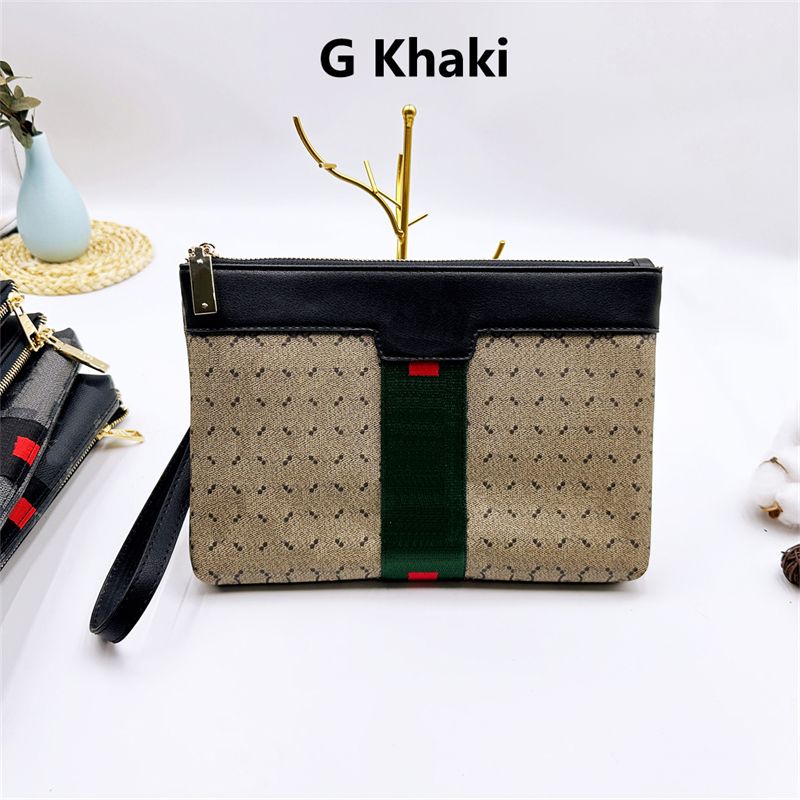Brand Designer Envelope Bag for men women envelope Clutch Bag Wallet Zipper Bag with Wrist Band Chao9890, G khaki
Brand Designer Envelope Bag for men women envelope Clutch Bag Wallet Zipper Bag with Wrist Band Chao9890, G khaki