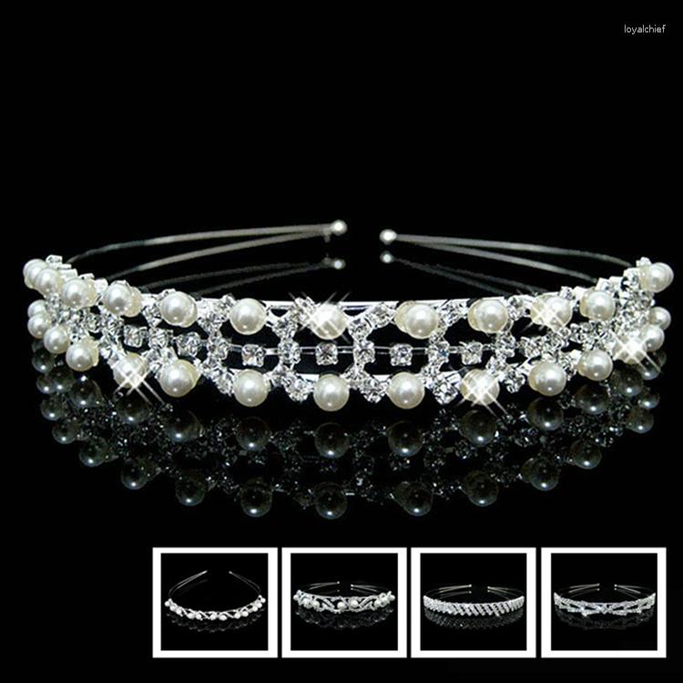 Hair Clips Fashion Jewelry Bride Crowns Pearl Rhinestone Crystal Crown Wedding Flower Girl Tiara Princess Bandage On His Head
Hair Clips Fashion Jewelry Bride Crowns Pearl Rhinestone Crystal Crown Wedding Flower Girl Tiara Princess Bandage On His Head