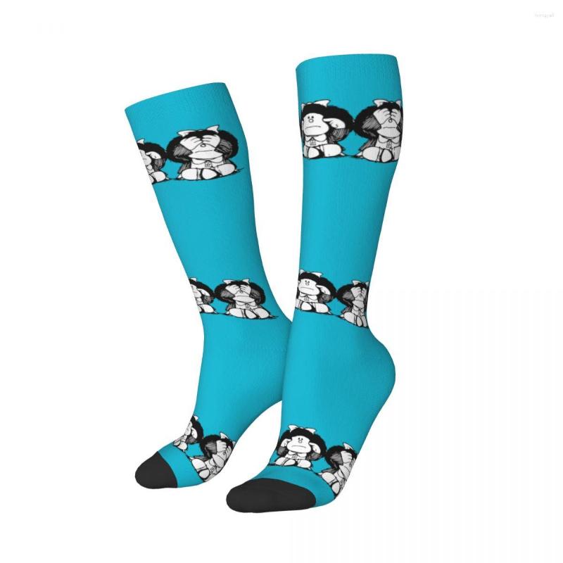 Women Socks Funny Print Humor Mafalda Girls Stretch Sports Knee High Quino Cartoon Manga Stockings, 11
Women Socks Funny Print Humor Mafalda Girls Stretch Sports Knee High Quino Cartoon Manga Stockings, 11
