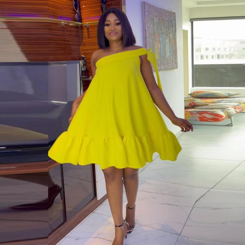 Casual Dresses CINESSD 2023 Sexy Fashion Simple Shoulder Strap Solid Color Loose Sleeveless Mini Short Dress, Yellow
Casual Dresses CINESSD 2023 Sexy Fashion Simple Shoulder Strap Solid Color Loose Sleeveless Mini Short Dress, Yellow