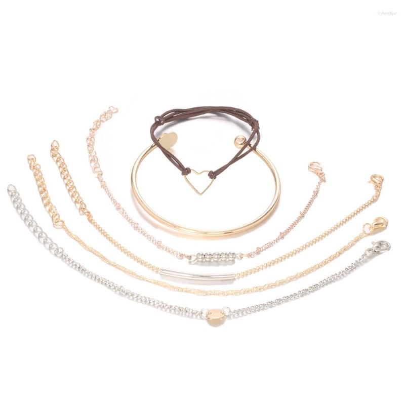 Charm Bracelets Ladies Multilayer Bracelet Set Fashion Love Beaded Multicolor 6 Piece
Charm Bracelets Ladies Multilayer Bracelet Set Fashion Love Beaded Multicolor 6 Piece