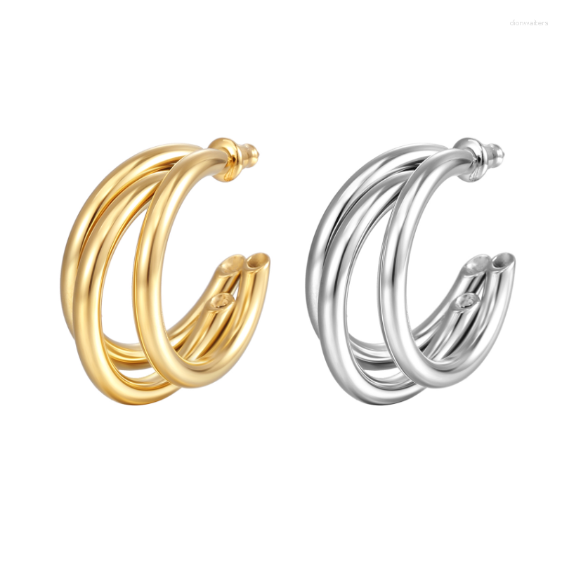 Stud Earrings 1Pair Simple Multi-layer Geometric C-shaped Women Temperament Titanium Steel Fashionable Jewelry
Stud Earrings 1Pair Simple Multi-layer Geometric C-shaped Women Temperament Titanium Steel Fashionable Jewelry