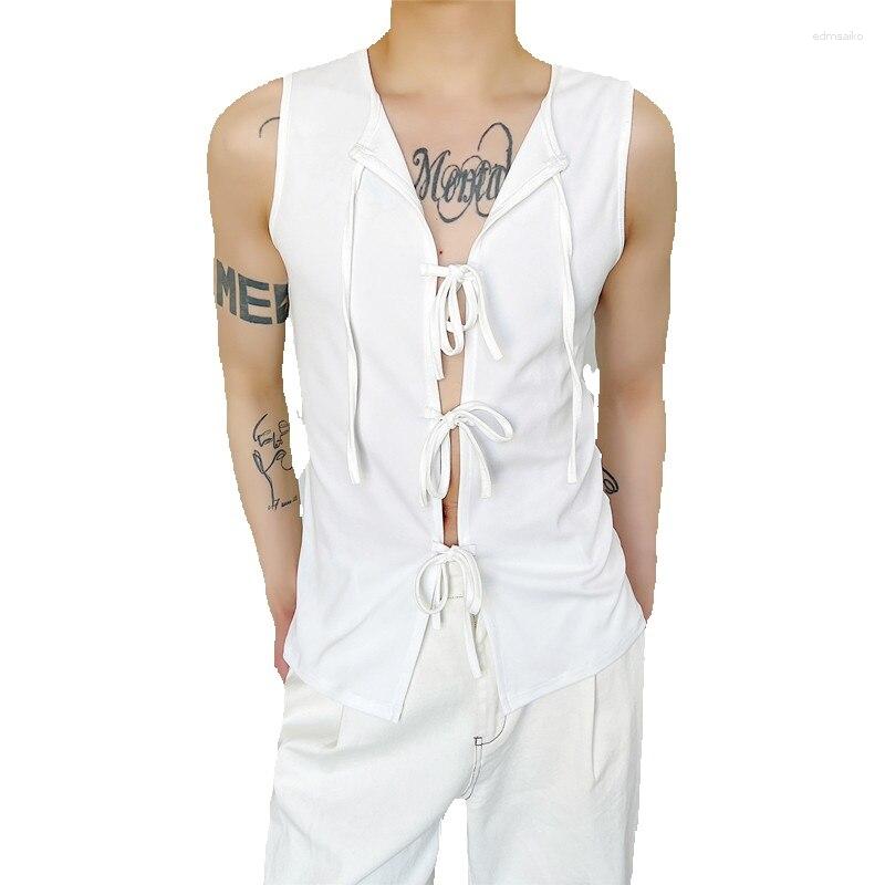 Men's Tank Tops Men Summer Slim Fit Sleeveless T-shirts Top Women Streetwear Fashion Lace Up T Shirts Japan Korean Tshirt For Man, 6351 white
Men's Tank Tops Men Summer Slim Fit Sleeveless T-shirts Top Women Streetwear Fashion Lace Up T Shirts Japan Korean Tshirt For Man, 6351 white
