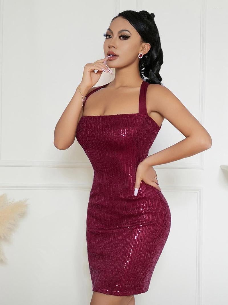Casual Dresses Wsevypo Red Sequins Halter Bodycon Mini Dress Sparkling Glitters Sleeveless Neck Bandeau Club Party Night Vestidos, Claret
Casual Dresses Wsevypo Red Sequins Halter Bodycon Mini Dress Sparkling Glitters Sleeveless Neck Bandeau Club Party Night Vestidos, Claret