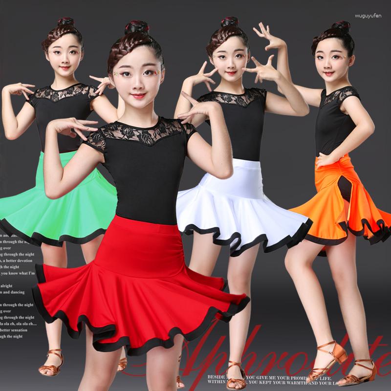 Stage Wear Summer Girls Latin Dance Costumes Children Skirts Practice Clothes Competition
Stage Wear Summer Girls Latin Dance Costumes Children Skirts Practice Clothes Competition