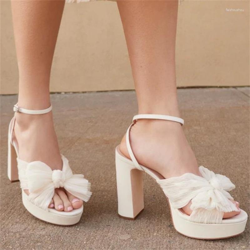 Sandals Summer Elegant Bow-knot Platform High Heels Trendy Flroal Ankle Strap Dress Wedding Party Shoes Woman, Beige
Sandals Summer Elegant Bow-knot Platform High Heels Trendy Flroal Ankle Strap Dress Wedding Party Shoes Woman, Beige