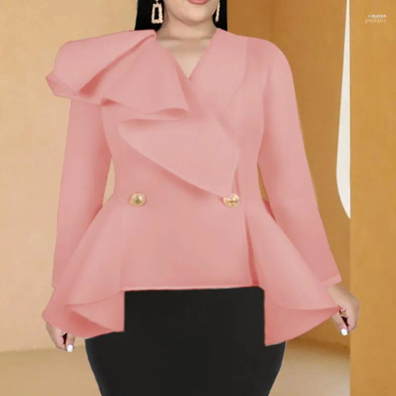 Tracksuits Plus Size Outerwear & Coats Women Blazers Coat Ruffles Long Sleeve Button Fashion Office Ladies Solid Outfits Large 3XL Corset, White
Tracksuits Plus Size Outerwear & Coats Women Blazers Coat Ruffles Long Sleeve Button Fashion Office Ladies Solid Outfits Large 3XL Corset, White