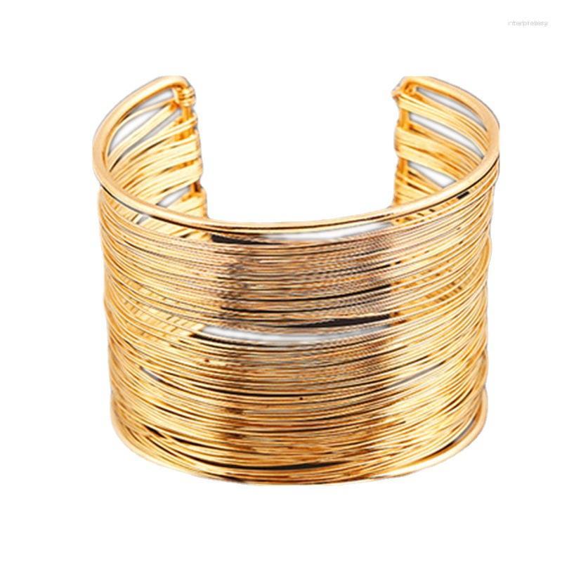Bangle Fashion Luxury Bangles For Women Round Multiple Cuff Bracelets Golden Ethnic Style Manual Weaveclassic Jewelry Punk
Bangle Fashion Luxury Bangles For Women Round Multiple Cuff Bracelets Golden Ethnic Style Manual Weaveclassic Jewelry Punk