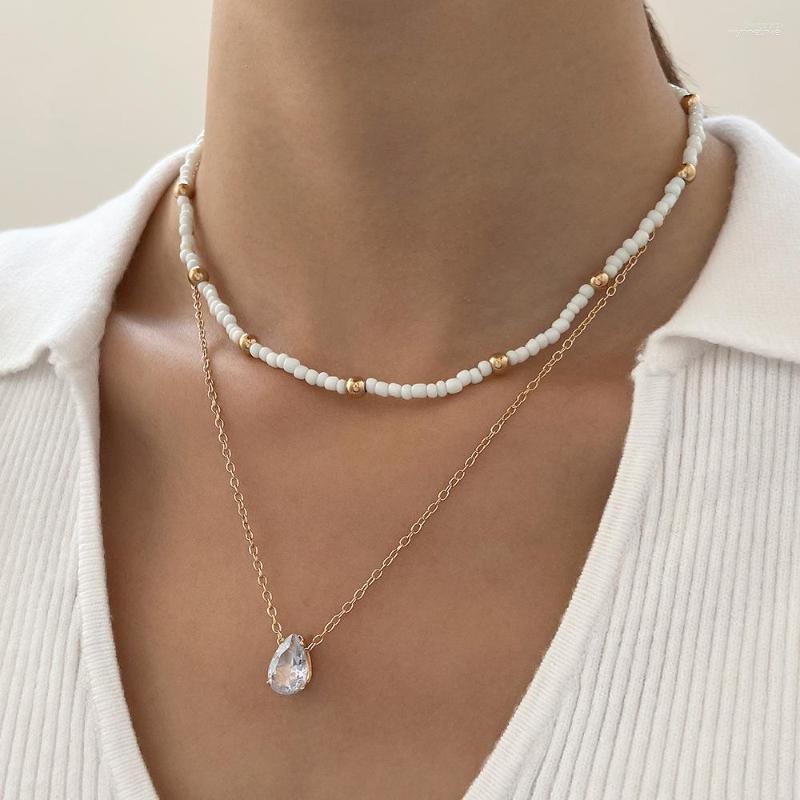 Pendant Necklaces Vintage Double-layer Beaded Cross Necklace For Women Jewelry Choker Water Drop Zircon 2023 Trendy 2Z40
Pendant Necklaces Vintage Double-layer Beaded Cross Necklace For Women Jewelry Choker Water Drop Zircon 2023 Trendy 2Z40