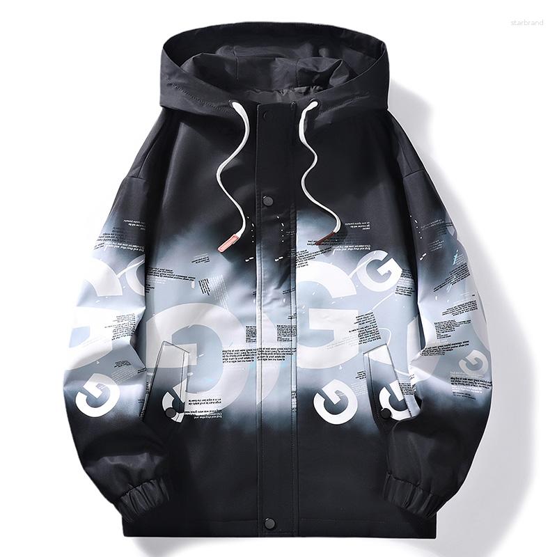Men's Jackets Spring Men's Jacket Hooded Slim Fashion Print Coat Gradient Casual, Heilvse
Men's Jackets Spring Men's Jacket Hooded Slim Fashion Print Coat Gradient Casual, Heilvse