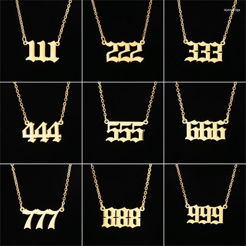 Pendant Necklaces 777 Lucky Angel Number Charm Silver Gold Color Woman Ladies Chain Necklace Stainless Steel Jewelry Gift 111-999
Pendant Necklaces 777 Lucky Angel Number Charm Silver Gold Color Woman Ladies Chain Necklace Stainless Steel Jewelry Gift 111-999