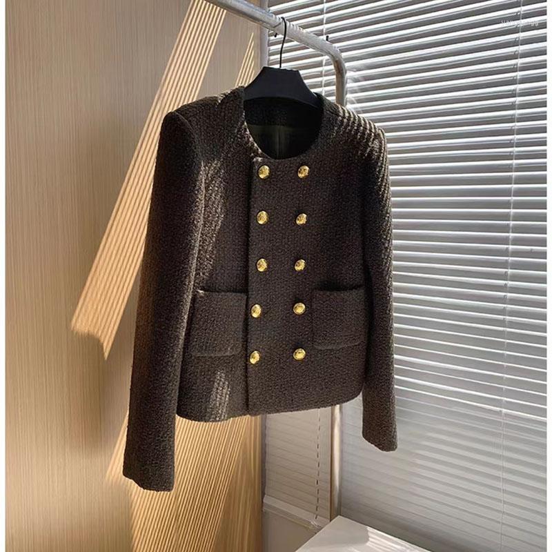 Women' Jackets Tweed Light Luxury Coat For Women 2023 Crew-neck Single-breasted Long-sleeved Fashion Design Sense Niche Chic Loose Jacket, Black
Women' Jackets Tweed Light Luxury Coat For Women 2023 Crew-neck Single-breasted Long-sleeved Fashion Design Sense Niche Chic Loose Jacket, Black