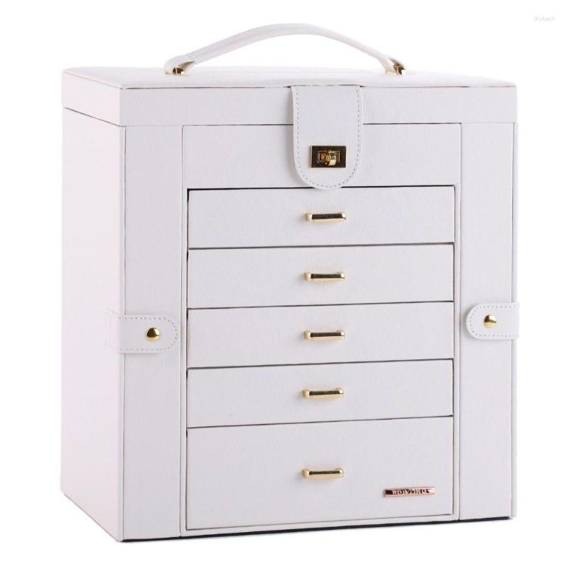 Jewelry Pouches Extra Large White Box Mirror Cabinet Portable Trinket Armoire Luxury PU Bracelets Necklace Carrying Cases
Jewelry Pouches Extra Large White Box Mirror Cabinet Portable Trinket Armoire Luxury PU Bracelets Necklace Carrying Cases