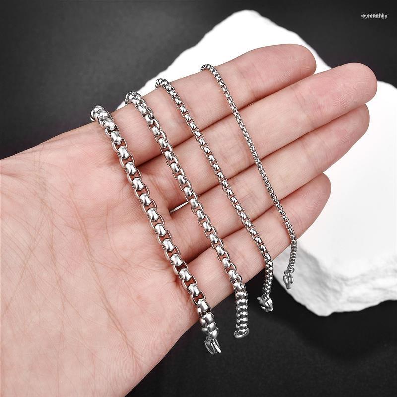 Chains 2/3/4/5mm Fashion Black Color Stainless Steel Pearl Chain Necklace For Men Women Punk Choker Male Jewelry Gift
Chains 2/3/4/5mm Fashion Black Color Stainless Steel Pearl Chain Necklace For Men Women Punk Choker Male Jewelry Gift