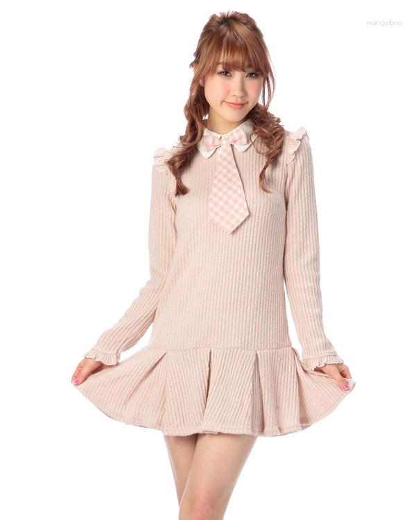 Casual Dresses Japan Liz Lisa Lace Shirt Collar Bow Sleeve Knitting Sweater, Gray
Casual Dresses Japan Liz Lisa Lace Shirt Collar Bow Sleeve Knitting Sweater, Gray