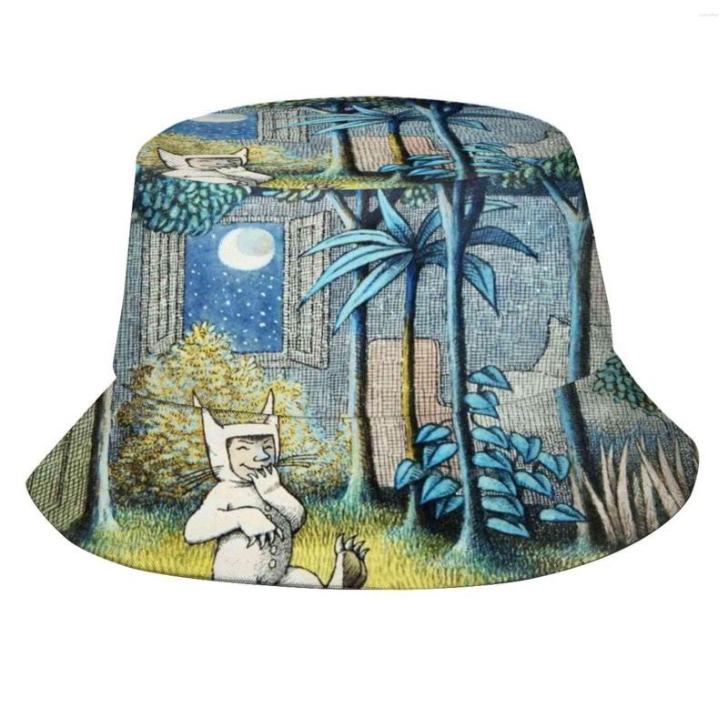 Berets Where The Wild Things Are-Max In Jungle Uv Protection Foldable Bucket Hats Women Men Rumpus Sendak, Black mask
Berets Where The Wild Things Are-Max In Jungle Uv Protection Foldable Bucket Hats Women Men Rumpus Sendak, Black mask