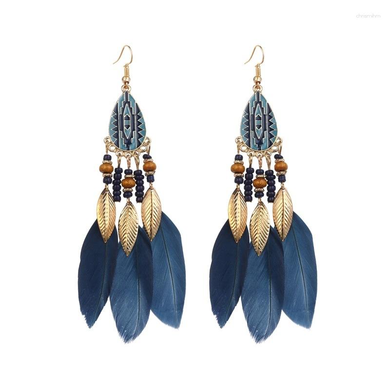 Dangle Earrings Vintage Ethnic Style Feather For Women Boho Tassel Leaf Beaded Retro Long Drop Jewelry Bohemia
Dangle Earrings Vintage Ethnic Style Feather For Women Boho Tassel Leaf Beaded Retro Long Drop Jewelry Bohemia