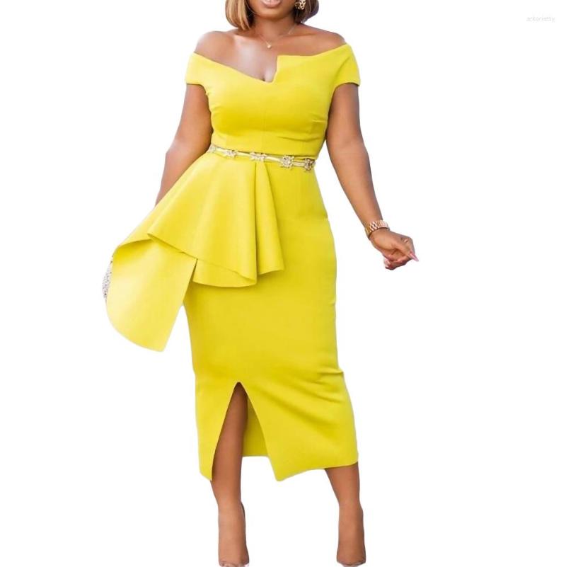 Ethnic Clothing African Dresses For Women 2023 Summer Polyester Solid Color Knee-length Dress Clothes
Ethnic Clothing African Dresses For Women 2023 Summer Polyester Solid Color Knee-length Dress Clothes
