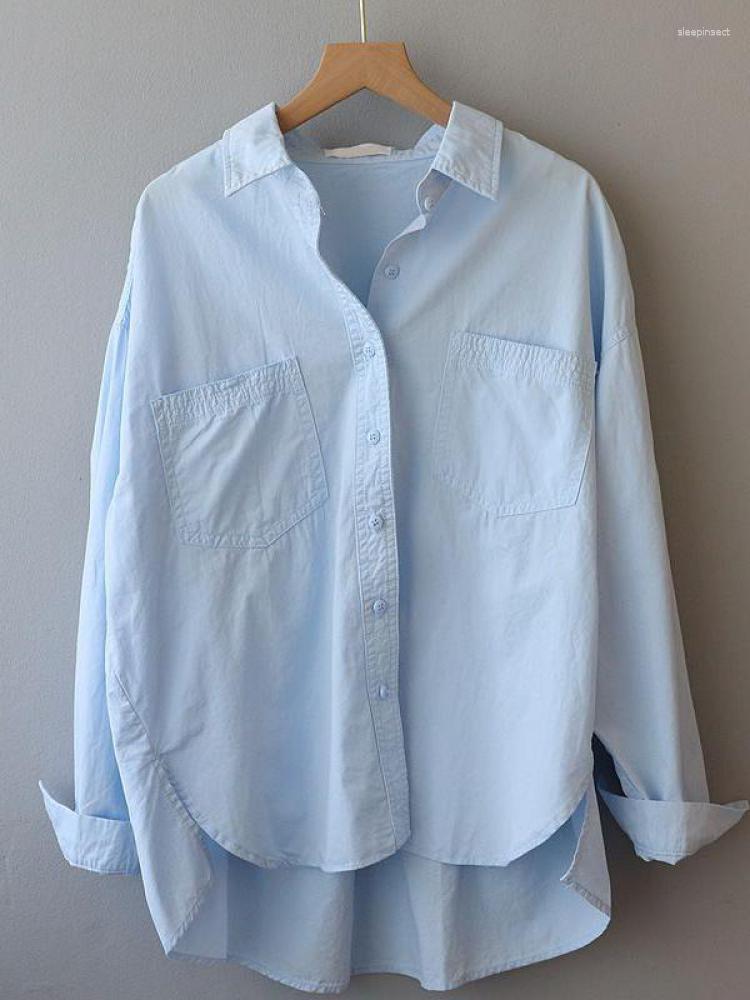 Women's Blouses 2023 Summer Spring Casual Blouse Women Fashion Pockets Long Sleeves Tops Vintage Femme Sunscreen Shirts Elegant Sexy, Blue
Women's Blouses 2023 Summer Spring Casual Blouse Women Fashion Pockets Long Sleeves Tops Vintage Femme Sunscreen Shirts Elegant Sexy, Blue