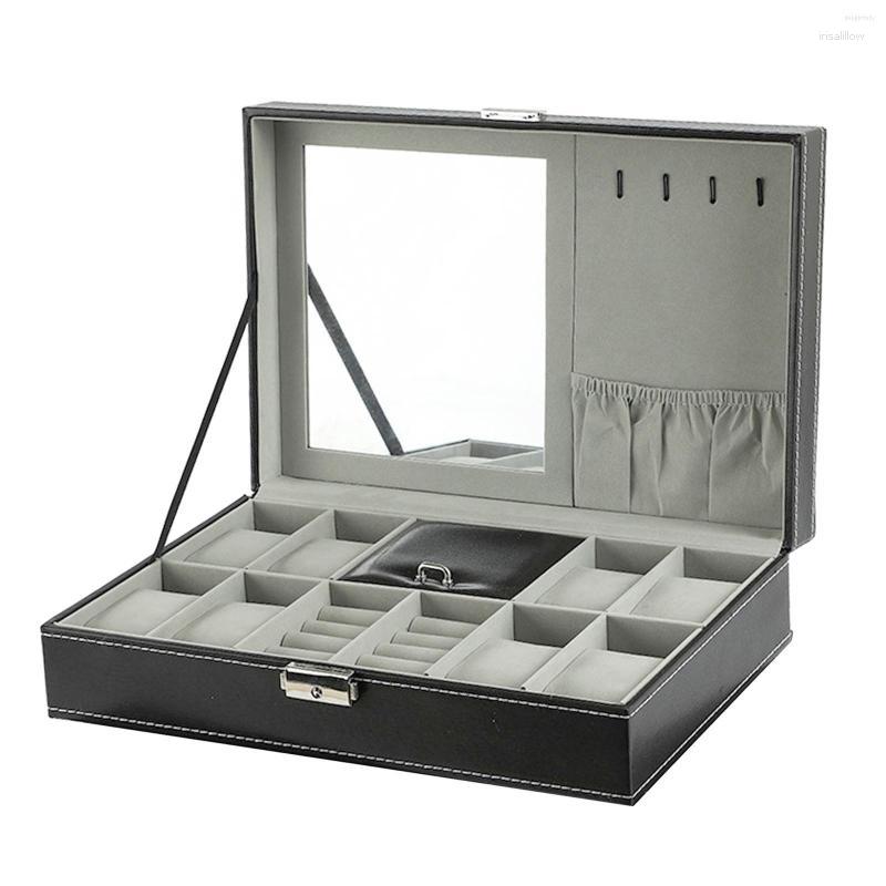 Watch Boxes Jewelry Organizer Box PU Leather With Lid Jewellery Display Holder For Necklaces
Watch Boxes Jewelry Organizer Box PU Leather With Lid Jewellery Display Holder For Necklaces