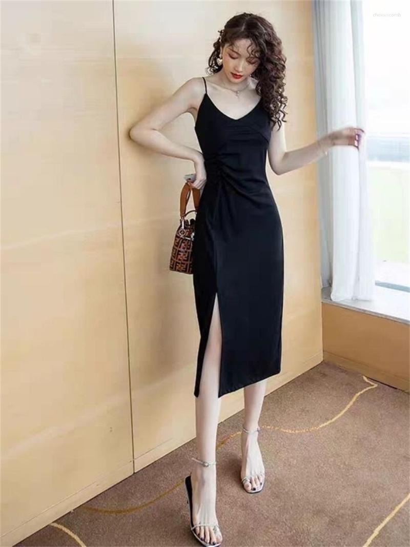 Casual Dresses Woman Spring Summer Style Bodycon Dress Female Sexy Sleeveless Spaghetti Strap Split Sheath Vestidos SS167, Black
Casual Dresses Woman Spring Summer Style Bodycon Dress Female Sexy Sleeveless Spaghetti Strap Split Sheath Vestidos SS167, Black